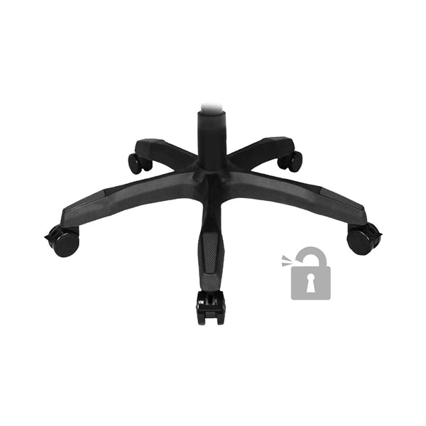 Lockable Casters Replacement Kit (Set of 5) - Chair Caster Set - Zenox - Zenox