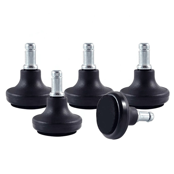 Padded Fixed Casters Replacement Kit (Set of 5) - Chair Caster Set - Zenox - Zenox