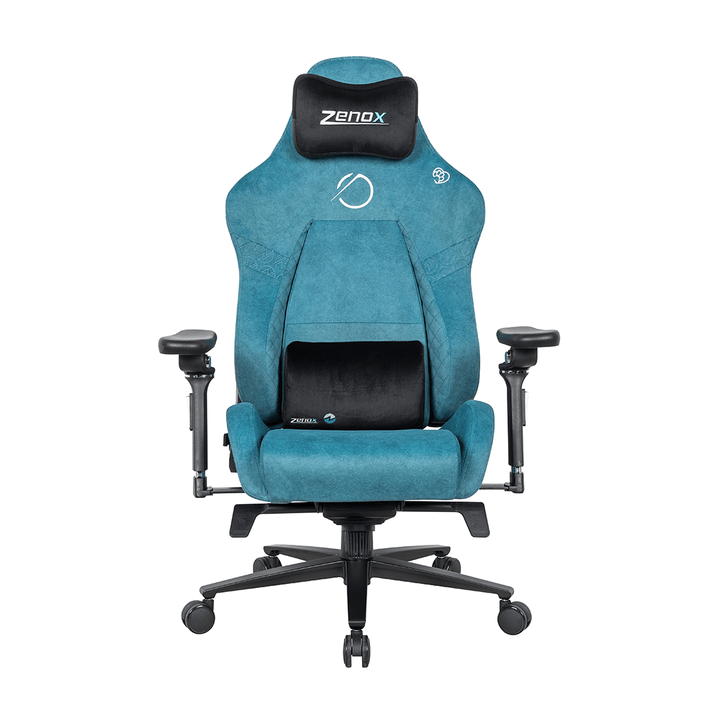 Zenox Jupiter Mk - 2 Gaming Chair (Davis Fabrics / Peacock Turquoise) - Gaming Chair - Zenox - Zenox