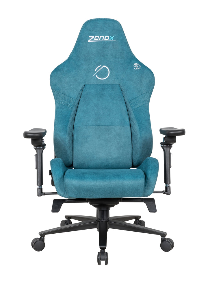 Zenox Jupiter Mk - 2 Gaming Chair (Davis Fabrics / Peacock Turquoise) - Gaming Chair - Zenox - Zenox