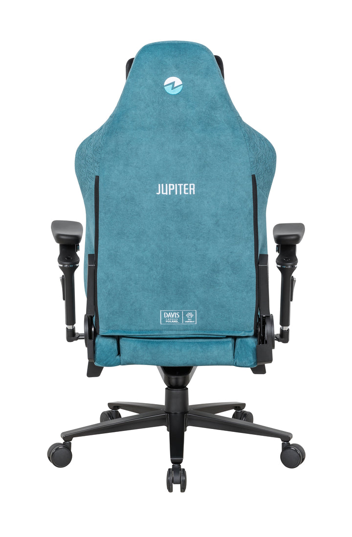 Zenox Jupiter Mk - 2 Gaming Chair (Davis Fabrics / Peacock Turquoise) - Gaming Chair - Zenox - Zenox