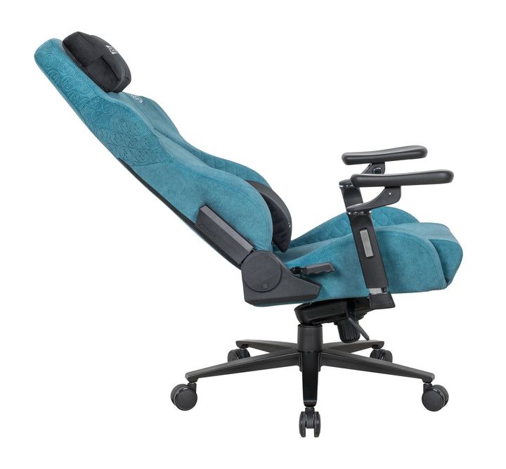 Zenox Jupiter Mk - 2 Gaming Chair (Davis Fabrics / Peacock Turquoise) - Gaming Chair - Zenox - Zenox