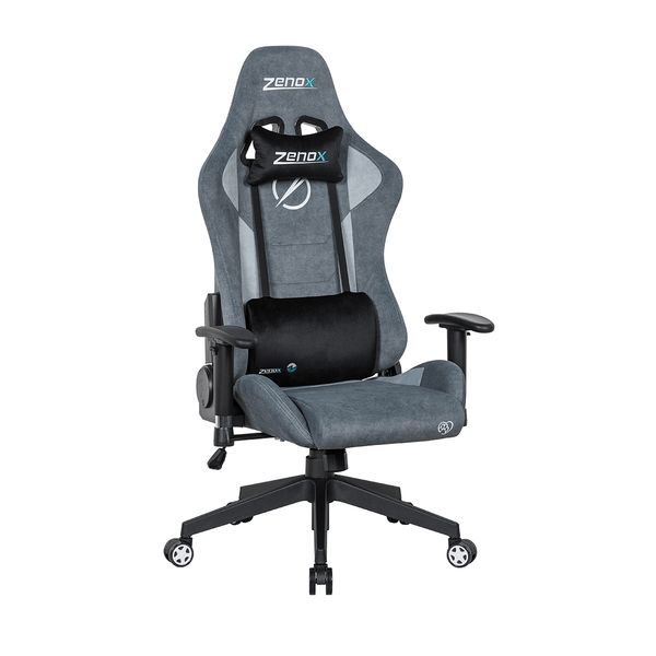 Zenox Mercury Mk - 2 Gaming Chair (Davis Fabrics/ Koala Grey) - Gaming Chair - Zenox - Zenox