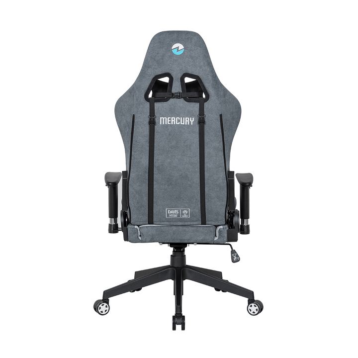 Zenox Mercury Mk - 2 Gaming Chair (Davis Fabrics/ Koala Grey) - Gaming Chair - Zenox - Zenox