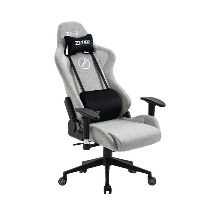 Zenox Mercury Mk - 2 Gaming Chair (Fabric/Light Grey) - Gaming Chair - Zenox - Zenox