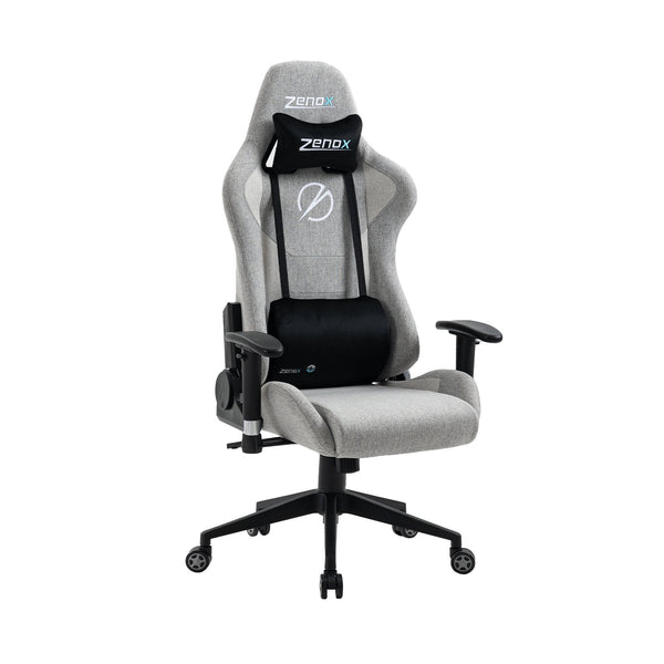 Zenox Mercury Mk - 2 Gaming Chair (Fabric/Light Grey) - Gaming Chair - Zenox - Zenox