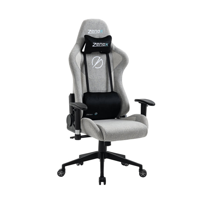 Zenox Mercury Mk - 2 Gaming Chair (Fabric/Light Grey) - Gaming Chair - Zenox - Zenox