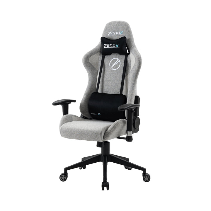 Zenox Mercury Mk - 2 Gaming Chair (Fabric/Light Grey) - Gaming Chair - Zenox - Zenox