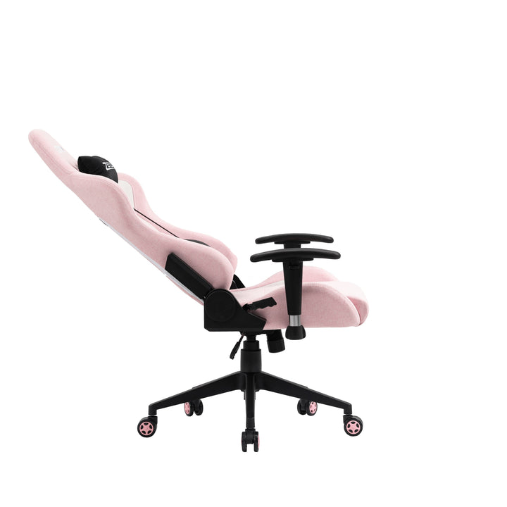 Zenox Mercury Mk - 2 Gaming Chair (Fabric/Pink) - Gaming Chair - Zenox - Zenox
