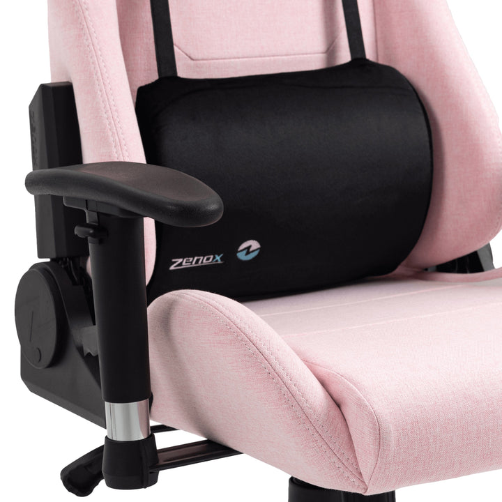 Zenox Mercury Mk - 2 Gaming Chair (Fabric/Pink) - Gaming Chair - Zenox - Zenox
