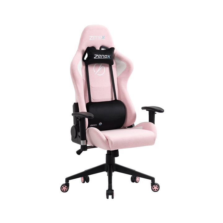 Zenox Mercury Mk - 2 Gaming Chair (Fabric/Pink) - Gaming Chair - Zenox - Zenox