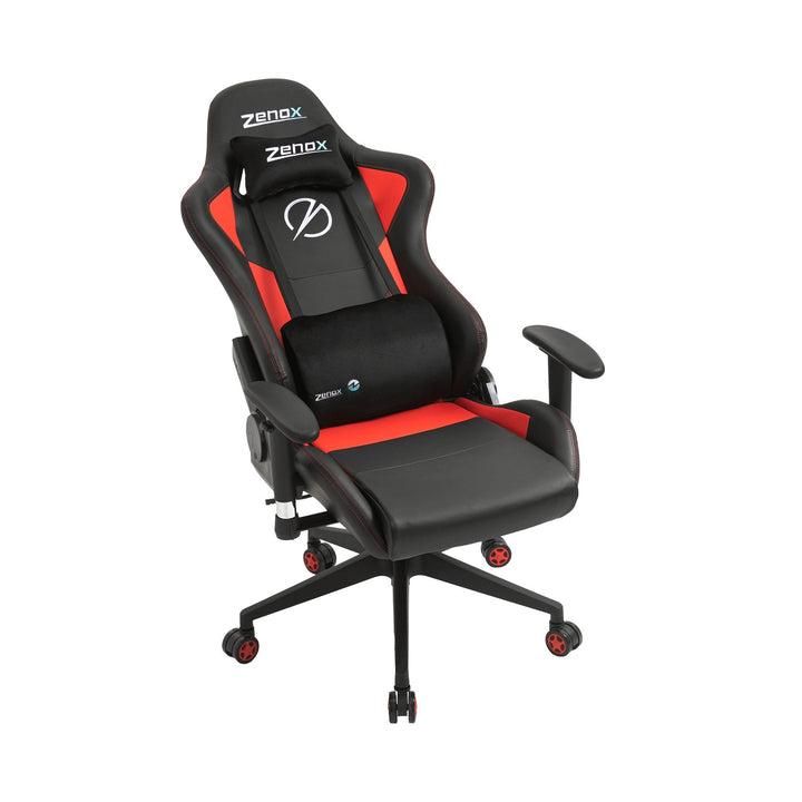 Zenox Mercury Mk - 2 Gaming Chair (Leather/Red) - Gaming Chair - Zenox - Zenox