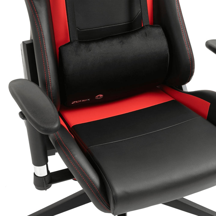 Zenox Mercury Mk - 2 Gaming Chair (Leather/Red) - Gaming Chair - Zenox - Zenox