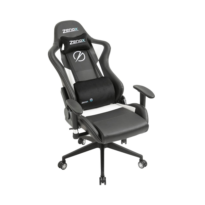 Zenox Mercury Mk - 2 Gaming Chair (Leather/White) - Gaming Chair - Zenox - Zenox
