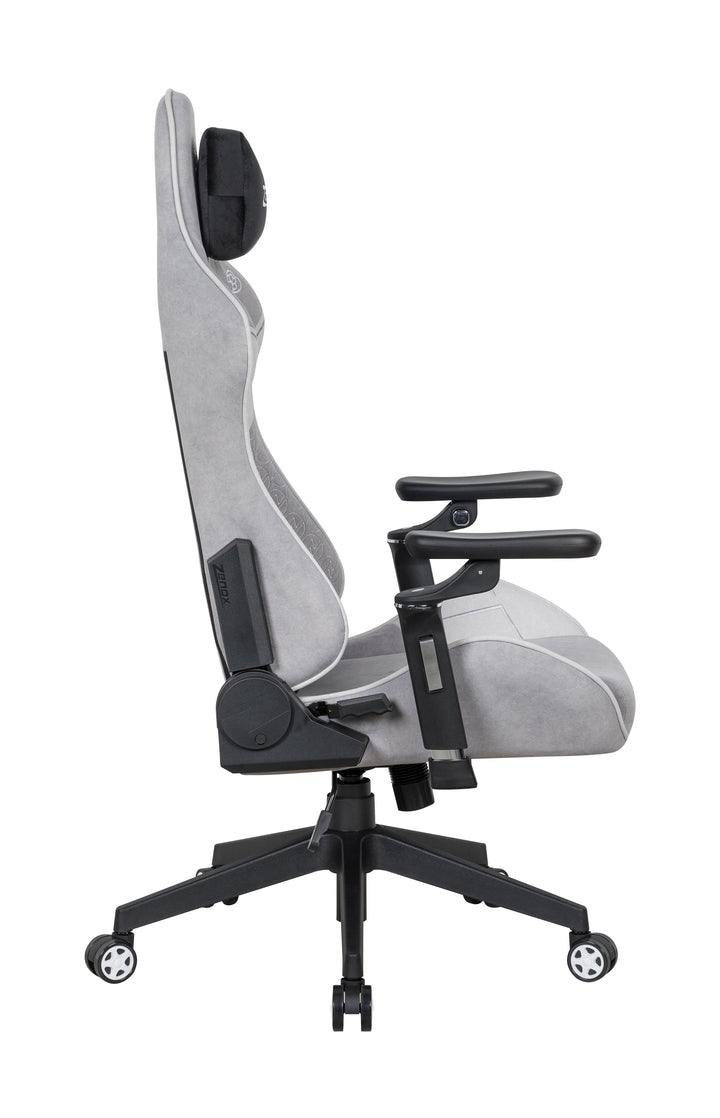 Zenox Saturn Mk - 2 Gaming Chair (Davis Fabrics/ Arctic Hare Grey) - Gaming Chair - Zenox - Zenox