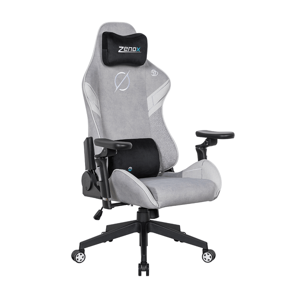 Zenox Saturn Mk - 2 Gaming Chair (Davis Fabrics/ Arctic Hare Grey) - Gaming Chair - Zenox - Zenox