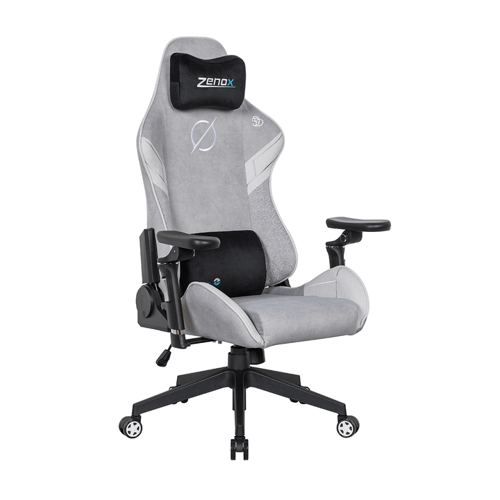 Zenox Saturn Mk - 2 Gaming Chair (Davis Fabrics/ Arctic Hare Grey) - Gaming Chair - Zenox - Zenox