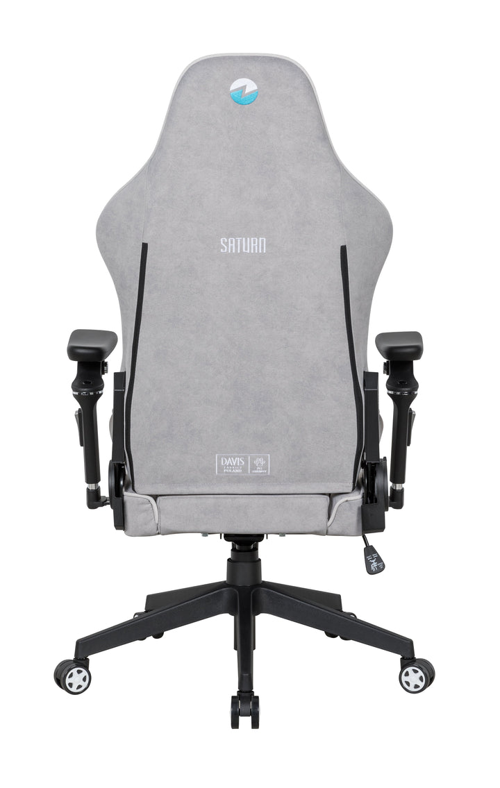 Zenox Saturn Mk - 2 Gaming Chair (Davis Fabrics/ Arctic Hare Grey) - Gaming Chair - Zenox - Zenox