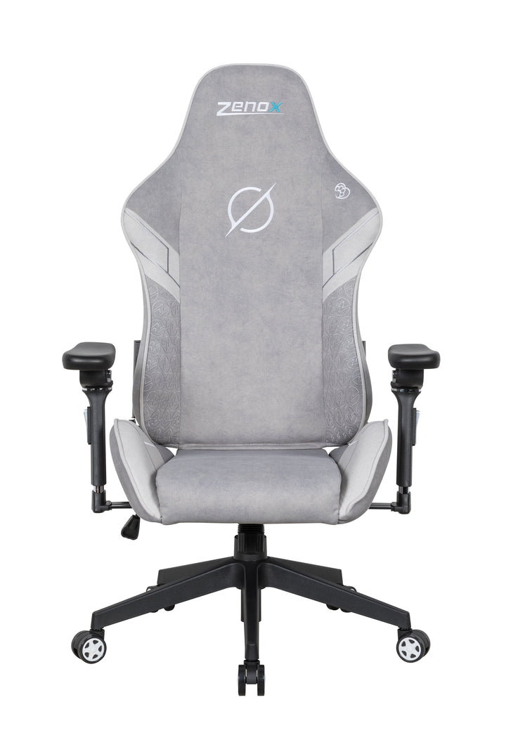 Zenox Saturn Mk - 2 Gaming Chair (Davis Fabrics/ Arctic Hare Grey) - Gaming Chair - Zenox - Zenox