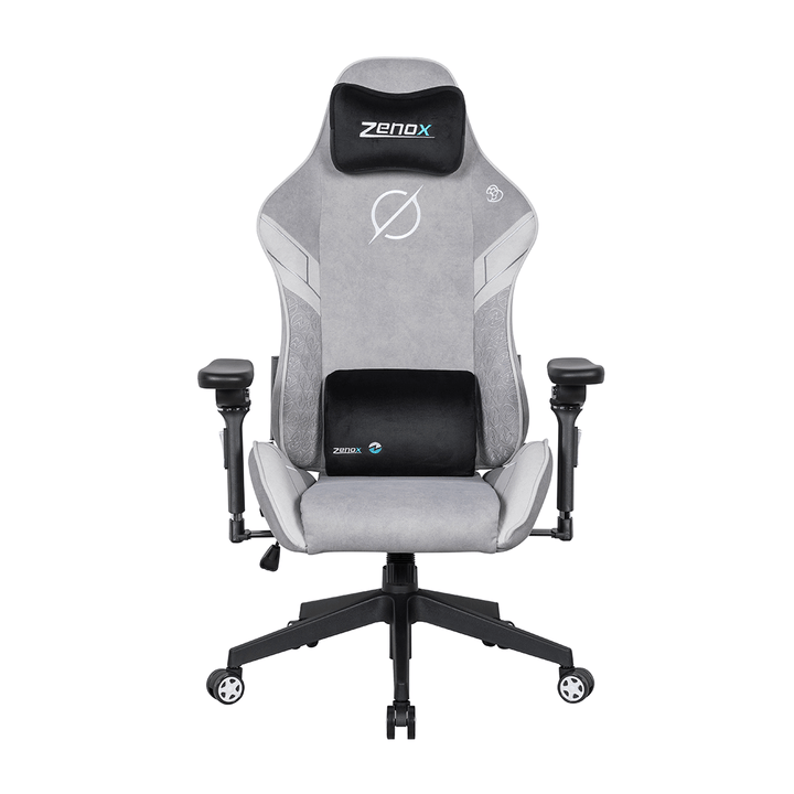 Zenox Saturn Mk - 2 Gaming Chair (Davis Fabrics/ Arctic Hare Grey) - Gaming Chair - Zenox - Zenox