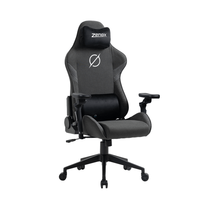 Zenox Saturn Mk - 2 Gaming Chair (Fabric/Charcoal)(5D Armrests) - Gaming Chair - Zenox - Zenox