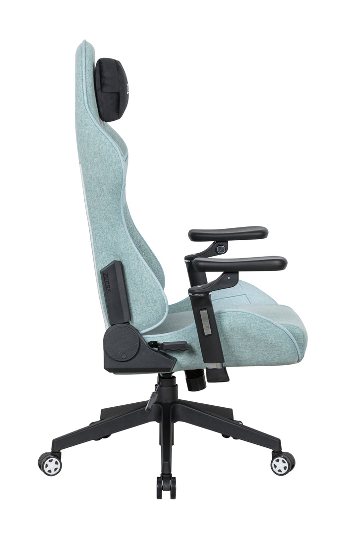 Zenox Saturn Mk - 2 Gaming Chair (Fabric/Lake Green)(5D Armrests) - Gaming Chair - Zenox - Zenox