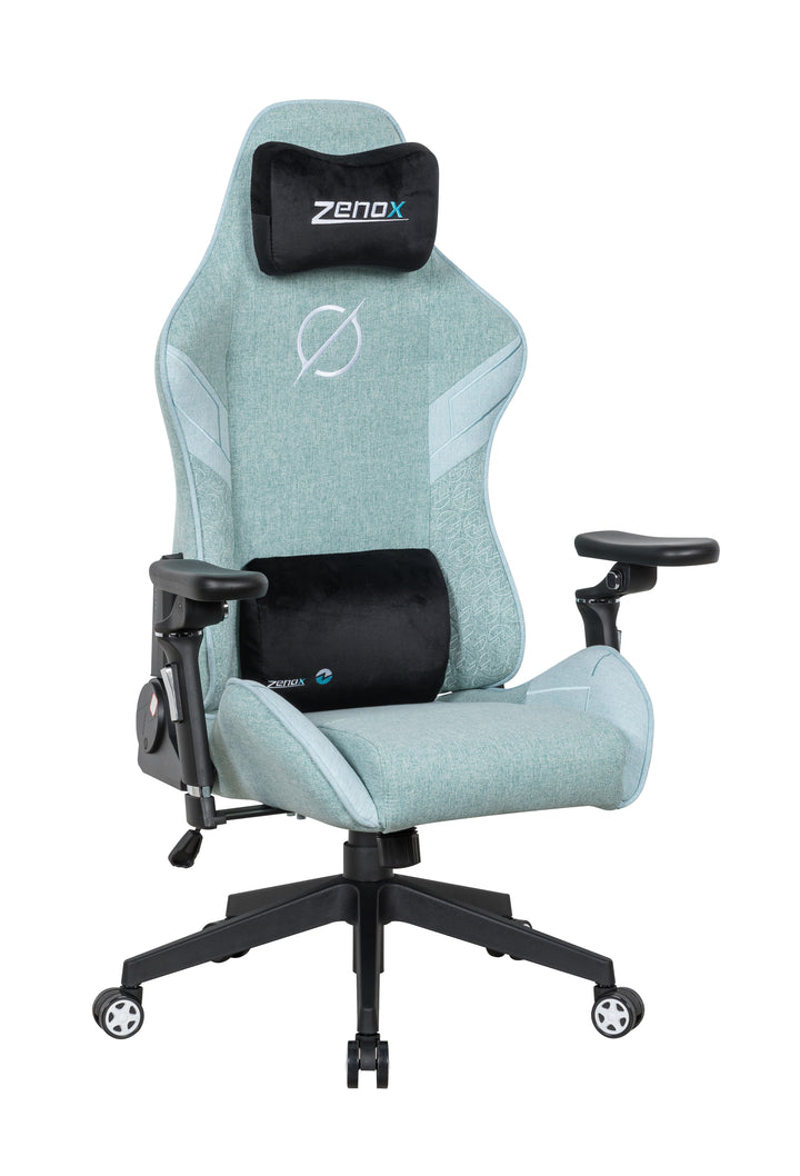 Zenox Saturn Mk - 2 Gaming Chair (Fabric/Lake Green)(5D Armrests) - Gaming Chair - Zenox - Zenox