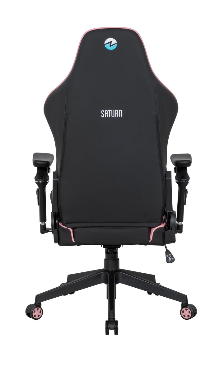 Zenox Saturn Mk - 2 Gaming Chair (Leather/Pink)(5D Armrests) - Gaming Chair - Zenox - Zenox