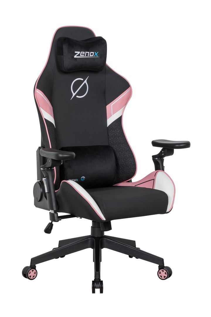 Zenox Saturn Mk - 2 Gaming Chair (Leather/Pink)(5D Armrests) - Gaming Chair - Zenox - Zenox
