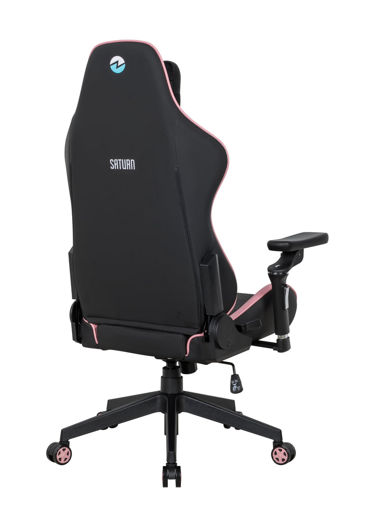 Zenox Saturn Mk - 2 Gaming Chair (Leather/Pink)(5D Armrests) - Gaming Chair - Zenox - Zenox