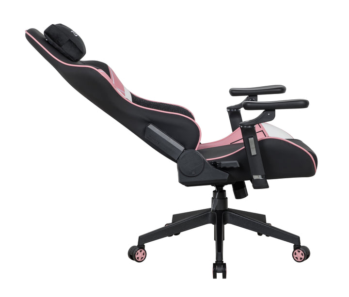 Zenox Saturn Mk - 2 Gaming Chair (Leather/Pink)(5D Armrests) - Gaming Chair - Zenox - Zenox