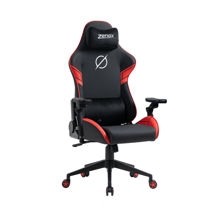 Zenox Saturn Mk - 2 Gaming Chair (Leather/Red) (5D Armrests) - Gaming Chair - Zenox - Zenox
