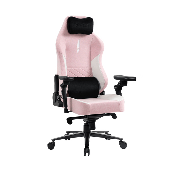 Zenox Spectre Mk - 2 Gaming Chair (Fabric/Pink) - Gaming Chair - Zenox - Zenox